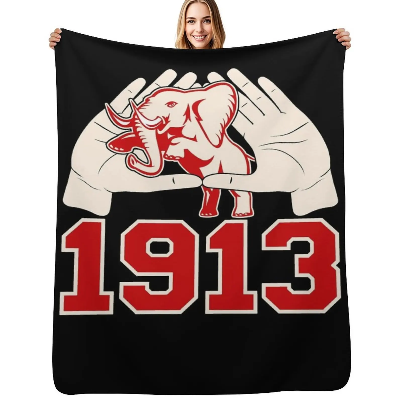 

Delta 1913 Sigma Theta For Fans Throw Blanket Hairys decorative Nap Comforter Blankets