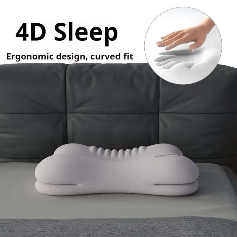 Ergonomic Memory Foam Pillow for All Sleep Positions, Multi-Zone Support, Zero Pressure, Deep Sleep, Neck Pain Relief