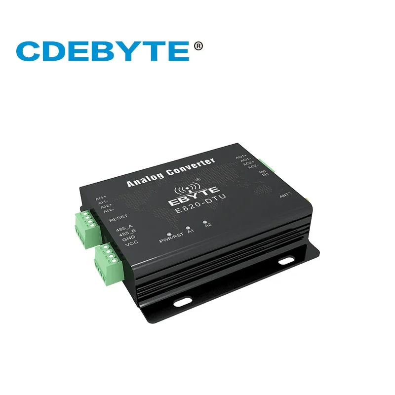 Imagem -03 - Modbus Aquisição Analógica Transceptor sem Fio de Canais E820-dtu 2i2433l 1w Interface Rs485 Módulo rf 433 Mhz 433mhz