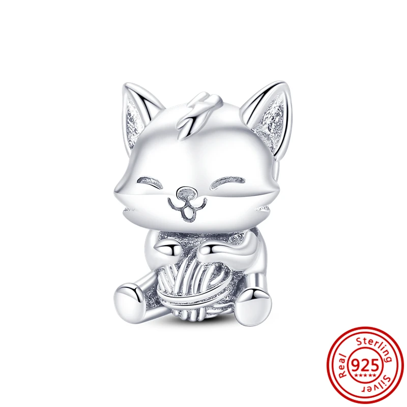 925 Sterling Silber Original Tier-Anhänger (Schildkröte, Wal, Vogel) DIY Charm Armband Zubehör Perle Frauen Überraschungs-Schmuckgeschenk