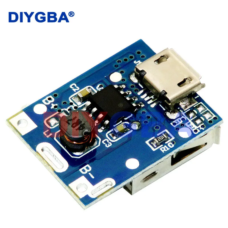 5V Boost Step Up Power Module Lithium LiPo Battery Charging Protection Board LED Display USB for DIY Charger 134N3P Program