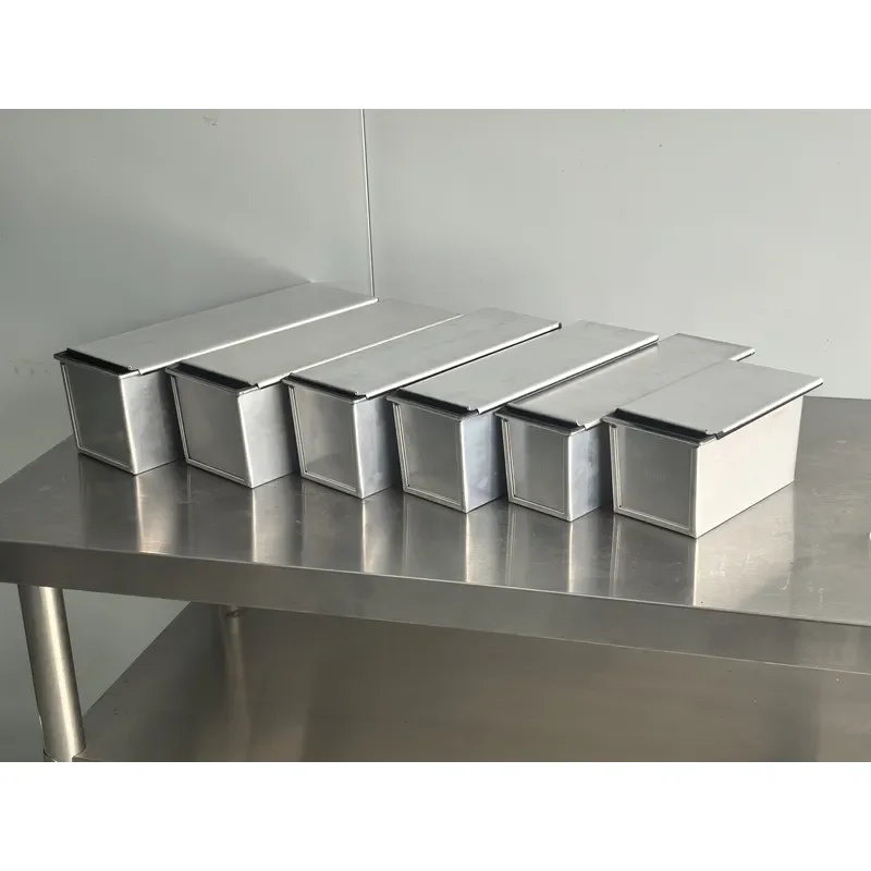 450g 1000g Aluminum Alloy Bread Pan Non Stick Toast Box Baking Mold for Commercial Bakery Production Line Professional Oven