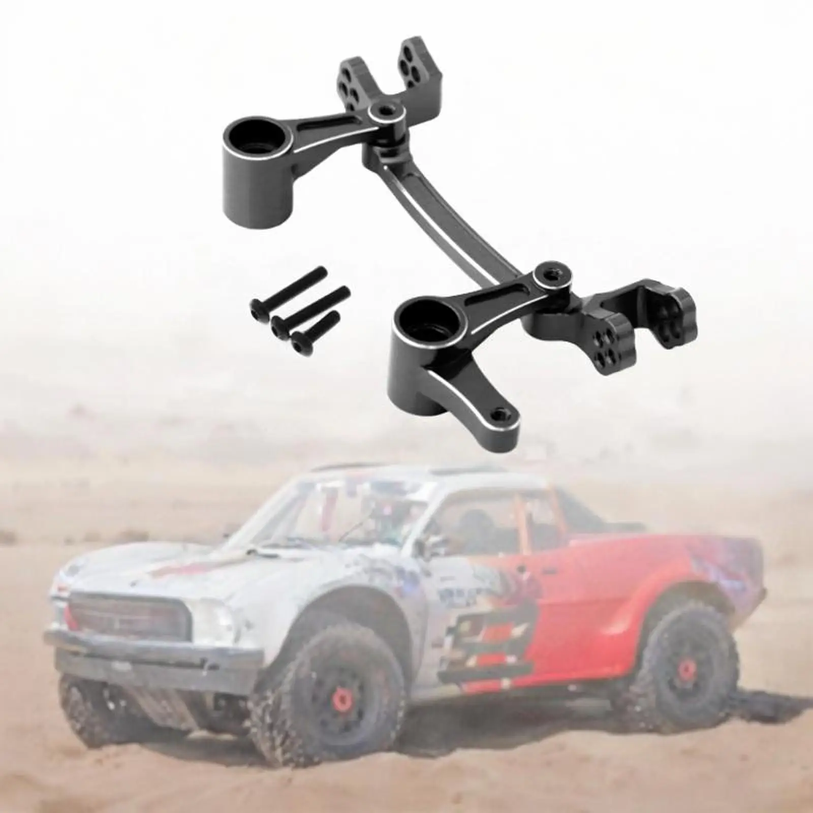 Steering Group Front Chassis Upgrade Part Motorcycle RC Steering Assembly RC Car Parts Easy Installation Replace