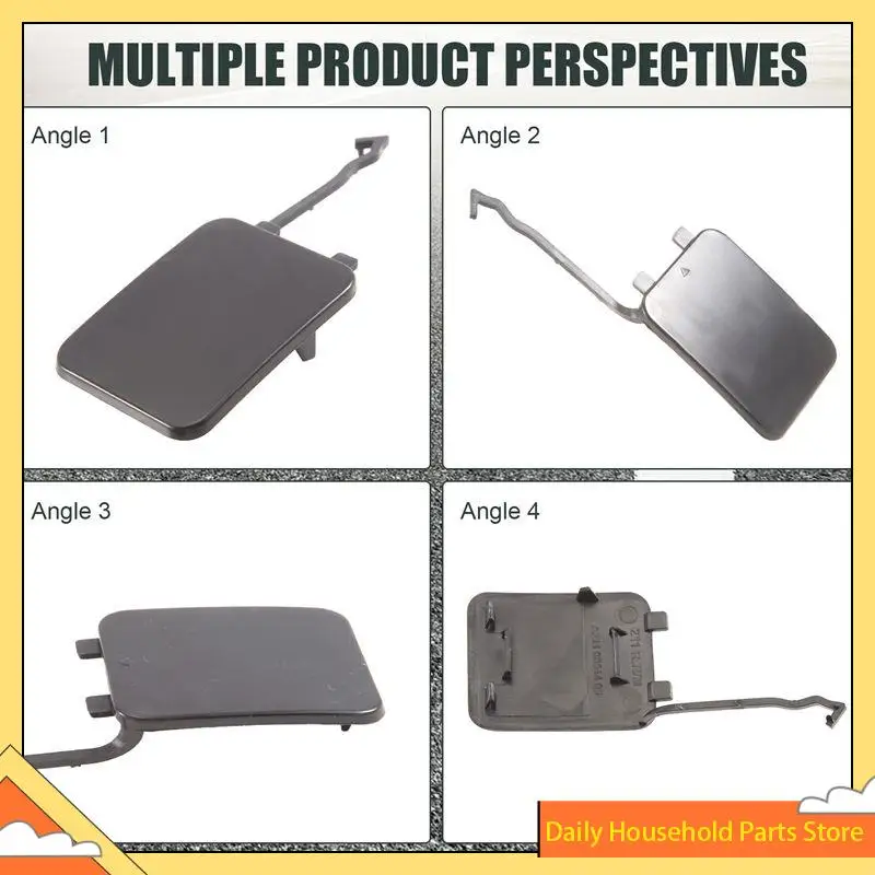 【Great Sale】2118801405 For W211 E-Class E280 E320 E350 E550 E500 E55 2002-2008 Rear Bumper Tow Eye Hook Cover Cap