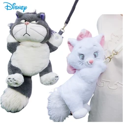 36X20Cm Anime Disney Mary Cat Lucifer Pluszowa lalka Torba na ramię Cute Cartoon Duża pojemność Przenośna torba na ramię Prezent dla dzieci