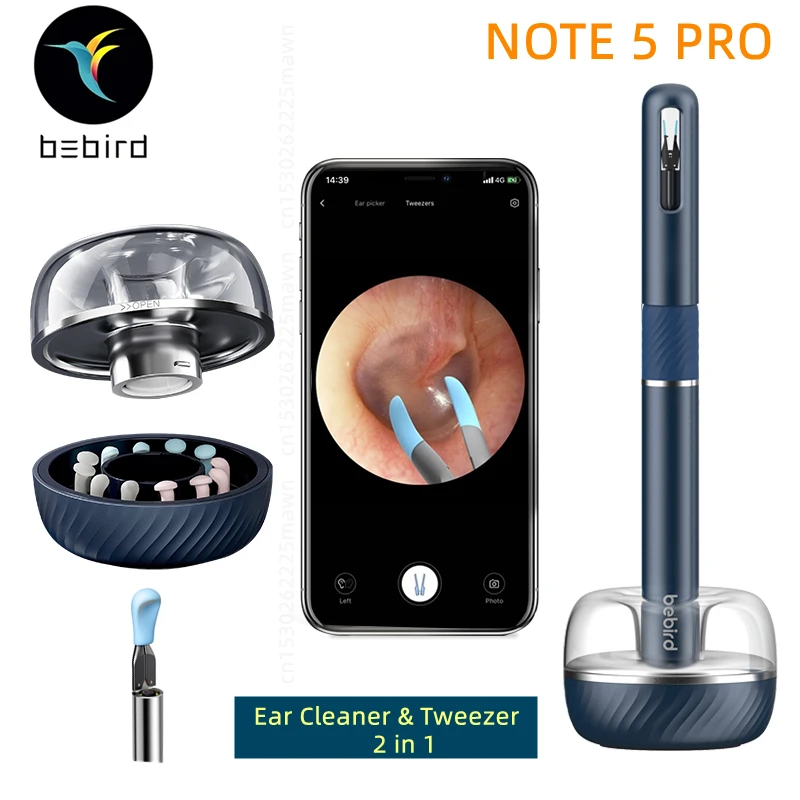 

Bebird Note5 Pro Ear Cleaner Smart Visual Ear Wax Sticks Endoscope Tweezers Earpick Mini Camera Otoscope Personal Health Care