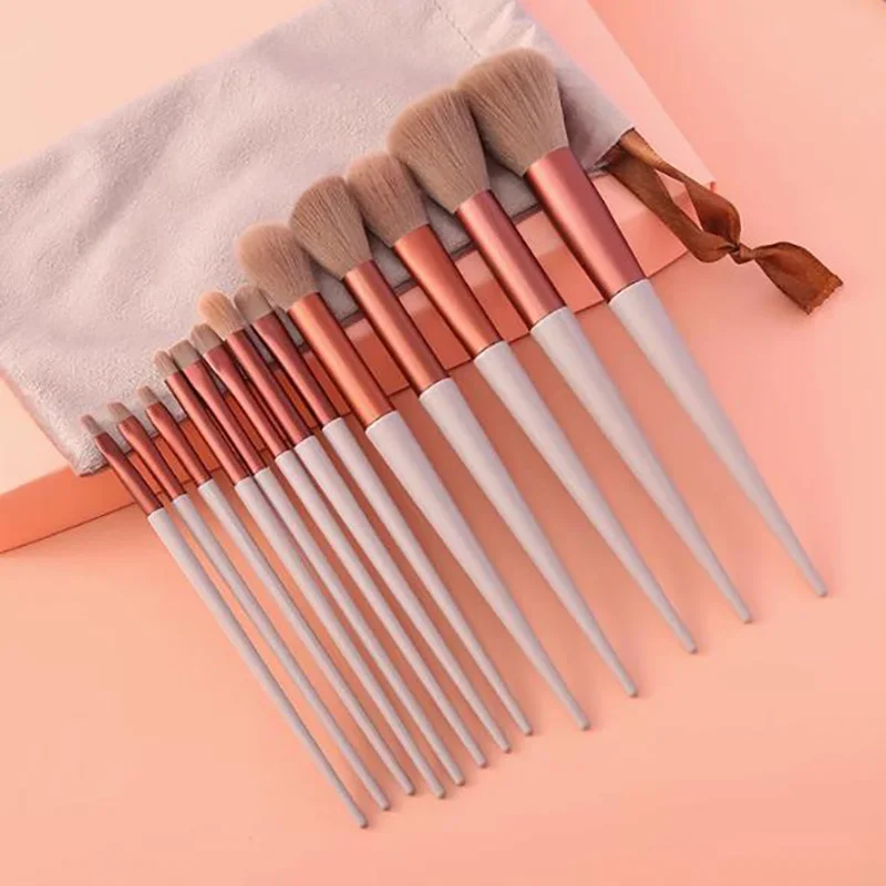 

13pcs Makeup Brush Set Soft Fluffy Professiona Cosmetic Foundation Powder Eyeshadow Kabuki Blending Make Up Brush Beauty Tool