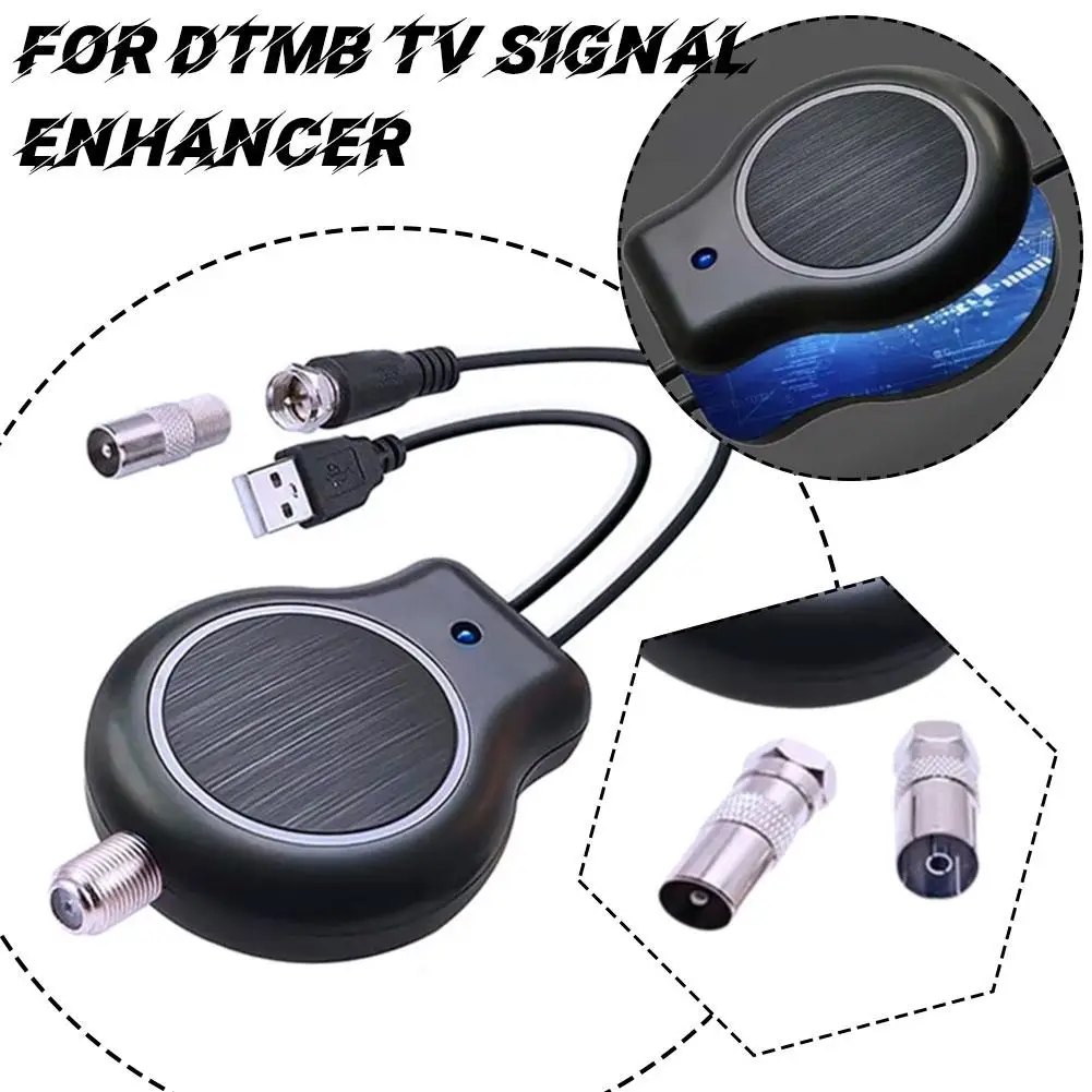 For Dtmb Outdoor Or Indoor Tv Digital Tv Antenna Amplifier Quick Powered Fm Installation 32dbi Signal Dvb Usb P6z0