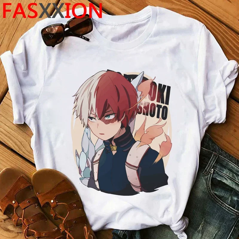 Bakugou mon héros académique Anime Boku No Hero Academia haut d'été t-shirt femmes t-shirt blanc kawaii 2021 vêtements de rue