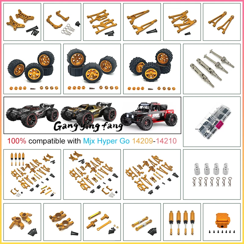

Hyper Go 14210 14209 1:14 4WD RC Car parts Off-road Racing High Speed Brushless 2.4G Remote Control Car Truck Truck Electric Toy