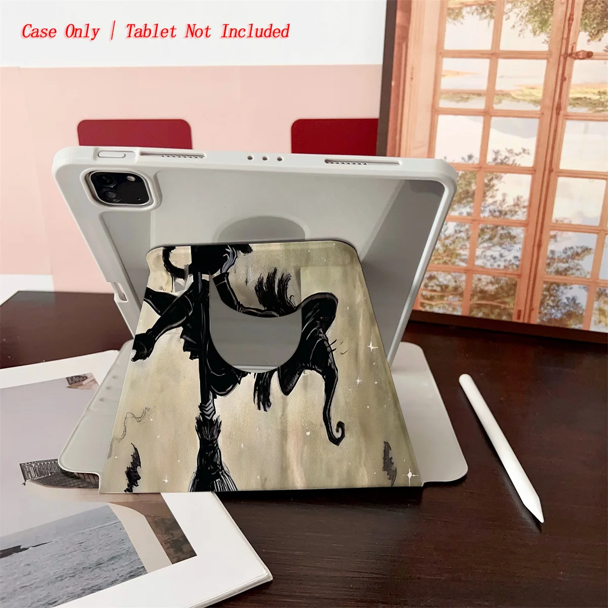 حافظة iPad بنمط فني فريد من نوعه - غطاء متين مقاوم للصدمات لهاتف Apple Pro/Air/Mini