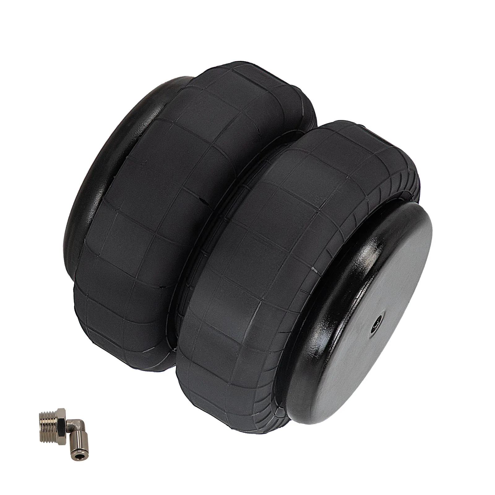 

Standard 2500 lb Air Ride Shock Absorber Bag Part 1/2"npt Single Port Heavy Duty