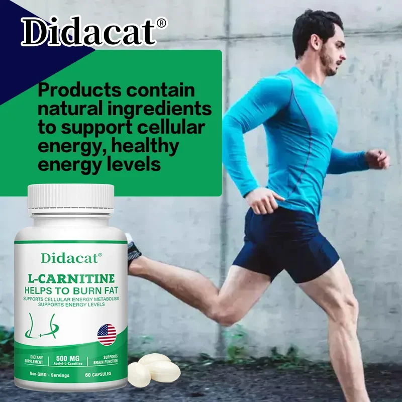 

Acetyl L-Carnitine - High Potency Supports Natural Energy Production, Sports Nutrition, Supports Memory and Concentration