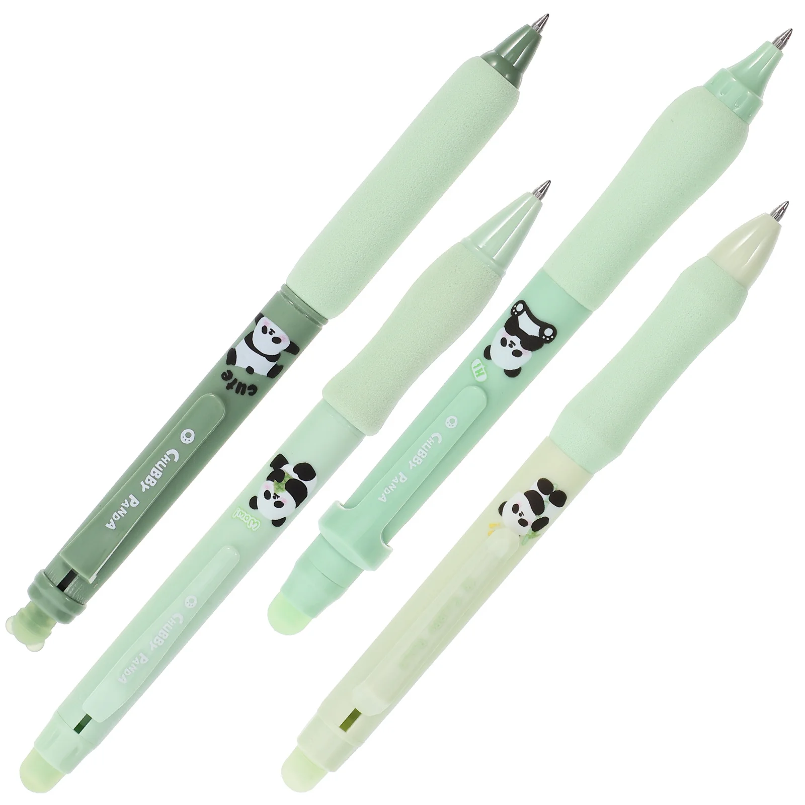 4Pcs Reusable Writing Gel Pen Press Type Easy to Use for School Office and Handmade Projects Gel Erasable Pens