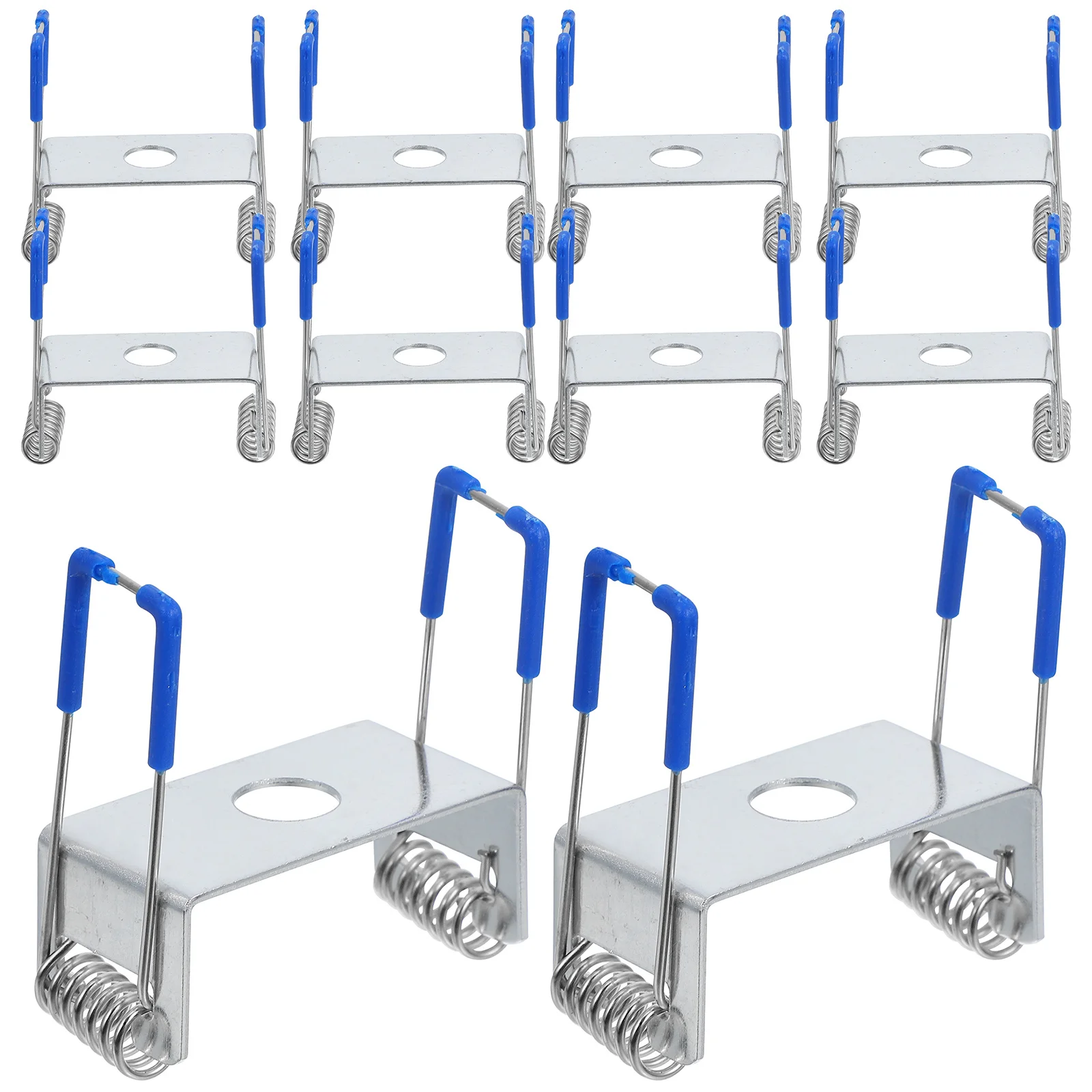 10 قطعة ملحقات الإضاءة لمصباح لوحة Led راحة النازل الربيع كليب سقف جبل حامل أجزاء أداة التثبيت السريع