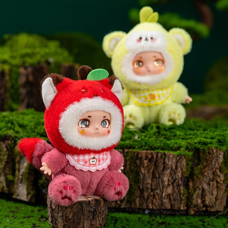 Cartoon dier schattig fruit lieverd partij vinyl knuffels populair gevuld knuffels aardbei, appel, peer kind creatief cadeau