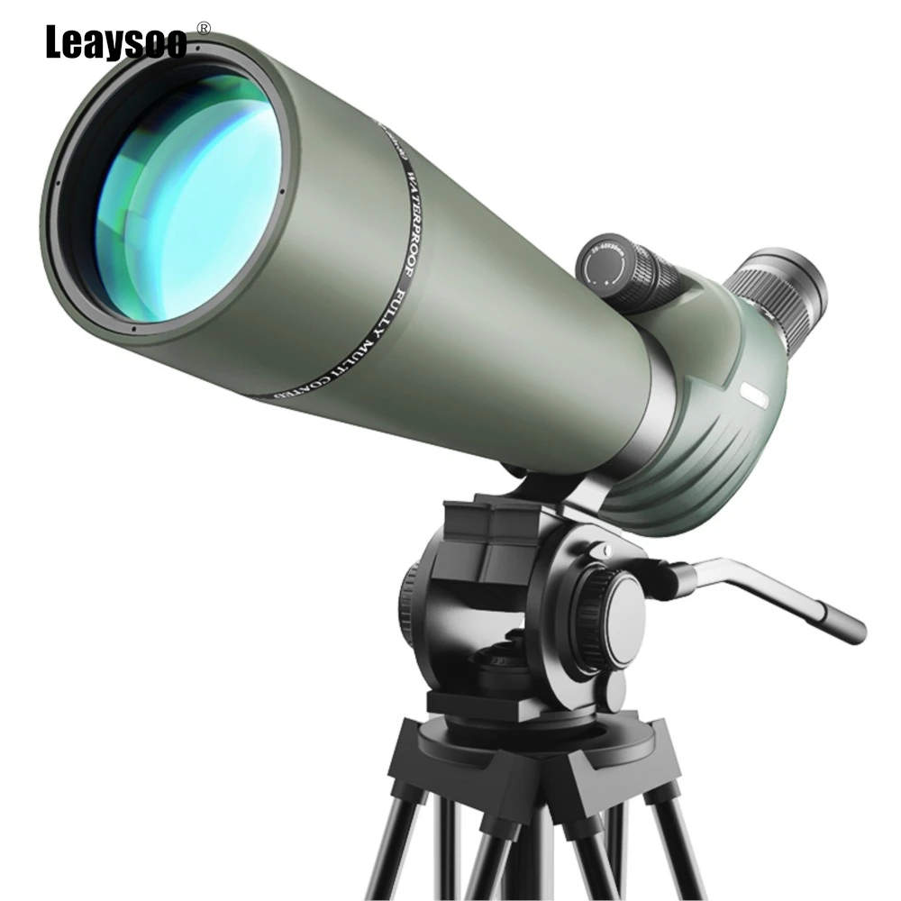 

Leaysoo 20-60x80 High Magnification IPX7 Waterproof Zoom Monoculars,High Definition, BAK4 Long Distance Monoculars, Birdwatching