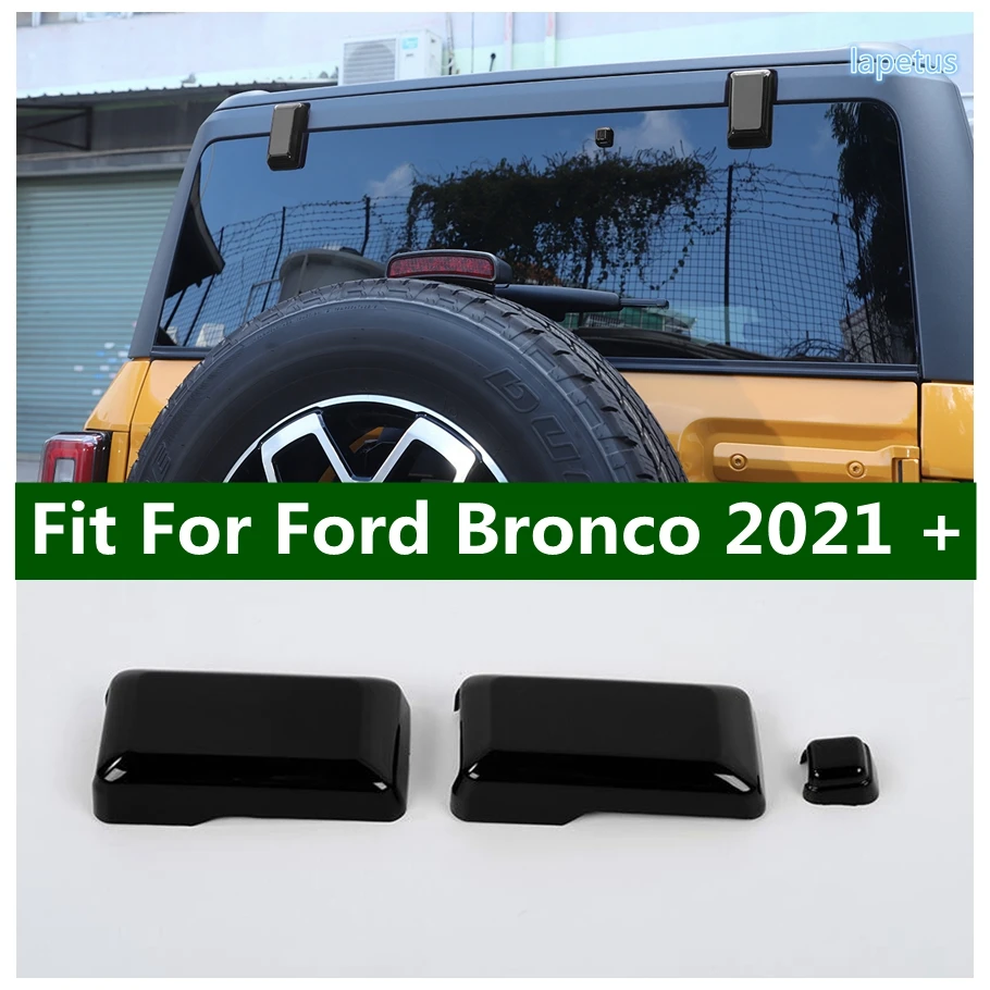 

Rear Window Liftgate Glass Hinge Decoration Frame Cover Trim Fit For Ford Bronco 2021 2022 2023 2024 Car Accessories