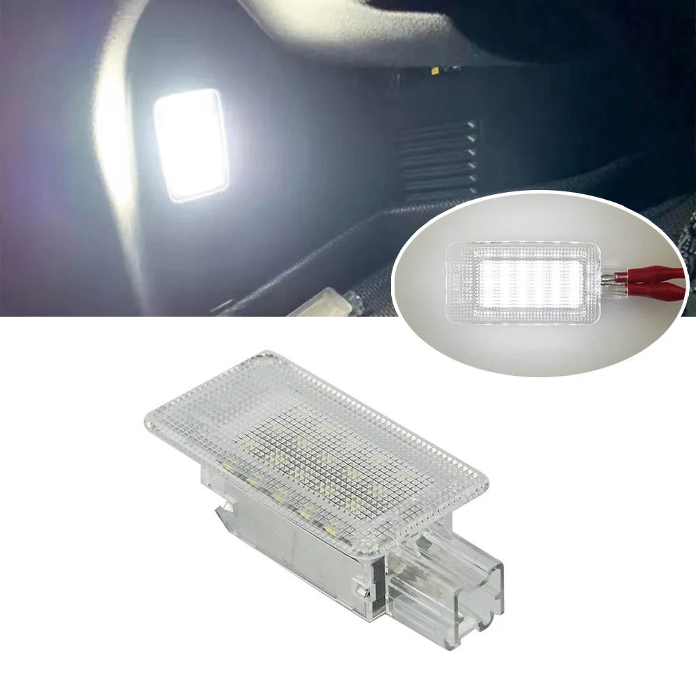 1X LED Trunk Luggage Compartment Light For Nissan Leaf Murano X‑Trail Micra Juke Versa 2011‑2017 Cargo Footwell Interior Lamp