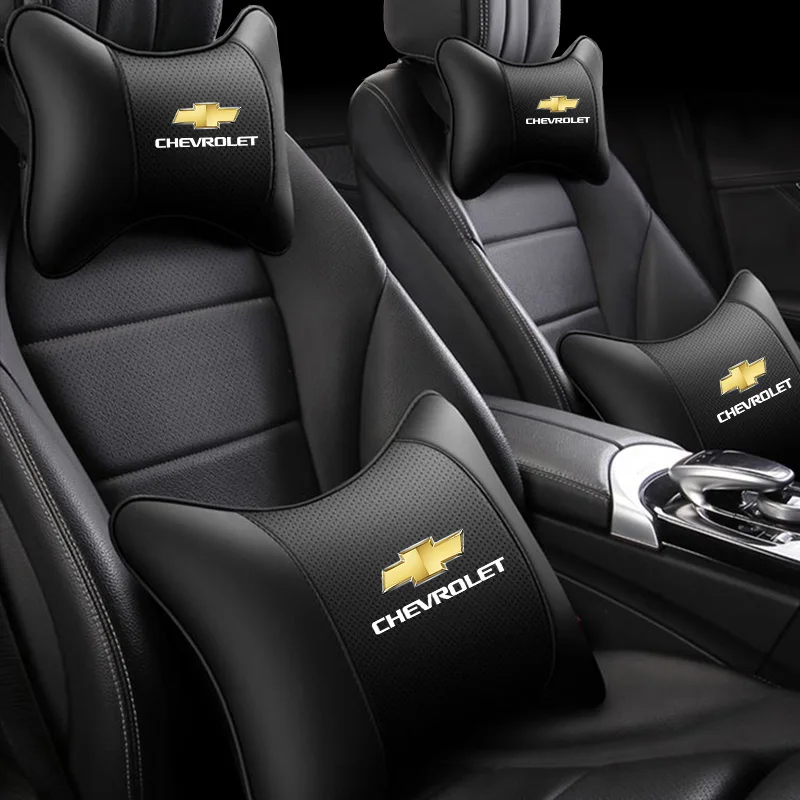 Car Seat Neck Headrest Waist Cushioning Soft Pillow For Chevrolet Spark Captiva Cruze Malibu Equinox Trax Camaro Blazer Traverse