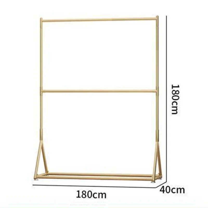 Custom, standard custom clothing racks boutique furniture women's clothing store metal stainless steel display rack