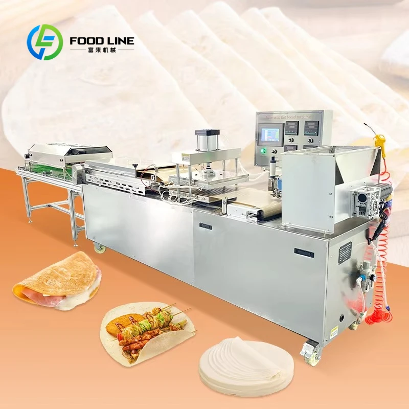 Customized Automatic Grain Make Machine Mexican Corn Flour Tortilla Production Machine Continuous Flat Bread Making Machine