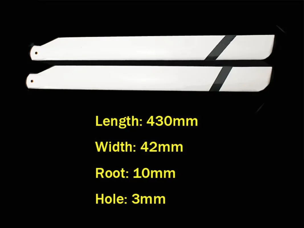 

Top Quality 1 Or 2 Pairs Glass Fibler Main Rotor Blade For Align Trex 500 RC Helicopter