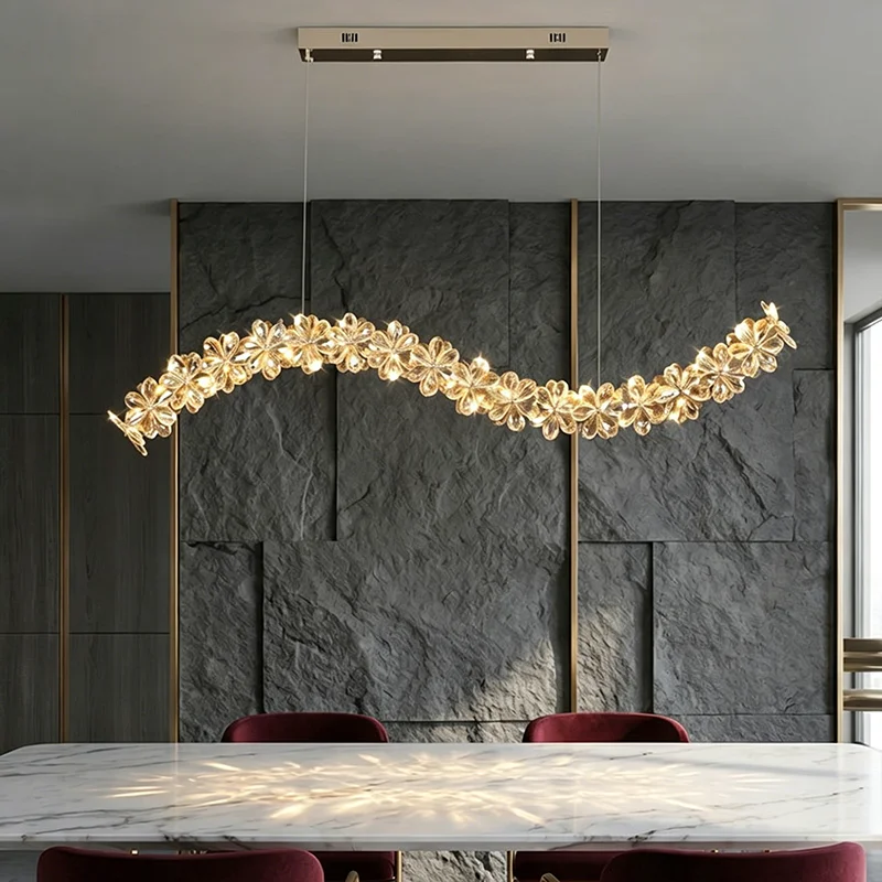 home decorationPendant lights, luxury crystal living room chandelier, bedroom Pendant lamp, ceiling light, indoor lighting