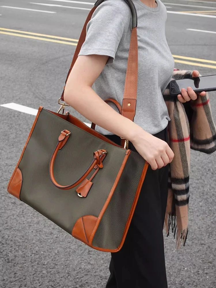 

Fashion Simple Women Bag\Handbag Lady Tote Computer Commuter Briefcase Bag Shopping Bag Female Shoulder Bag Large Capacity