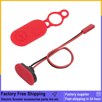 Electric Scooter Charger Cord Cable+Charging Port Plug Cover for Xiaomi 4 Pro Kickscooter Charge Port Waterproof Cover Case Dust