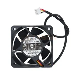 new original EFC-06E12D-AF02 3wires 3pin DC12 0.6A 60MM 6CM 60*60*25MM Power Supply PSU Axial Cooling Fan