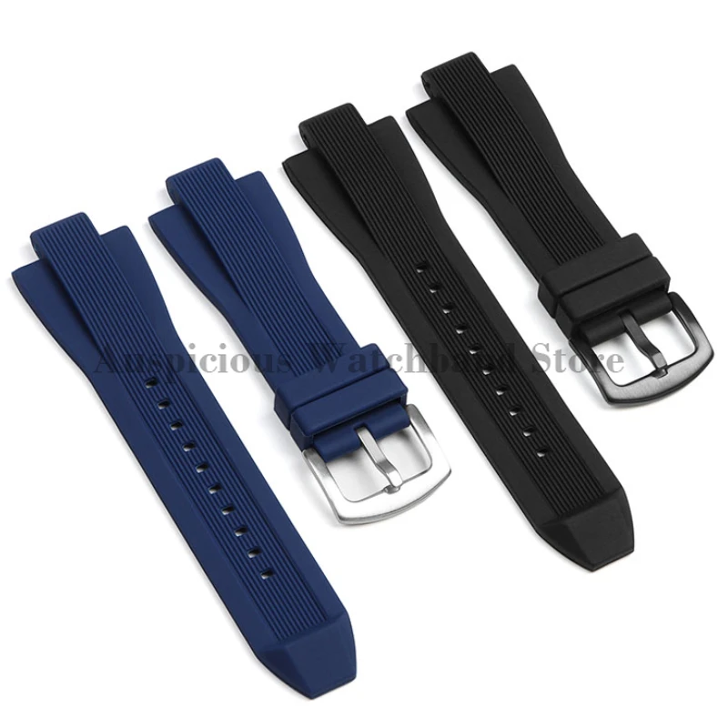 13X29mm Soft Silicone Watchband for Michaol Kors MK8184 MK8729 MK9020 MK8152 MK9020 Watch Accessories Men\'s Watch Strap