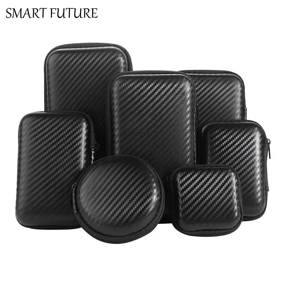 

Drive Protective Cover Protective Bag Zip Lock Case Charger Protection Bag Mobile Hard Disk Case Data Cable Bag EVA Zipper Bag