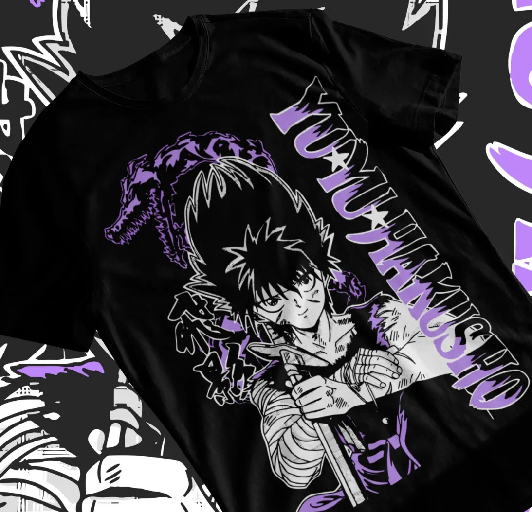 

Yu Yu Hakusho Yusuke Kuwabara Hiel Kurama Anime T-Shirt Soft Tee All Sizes