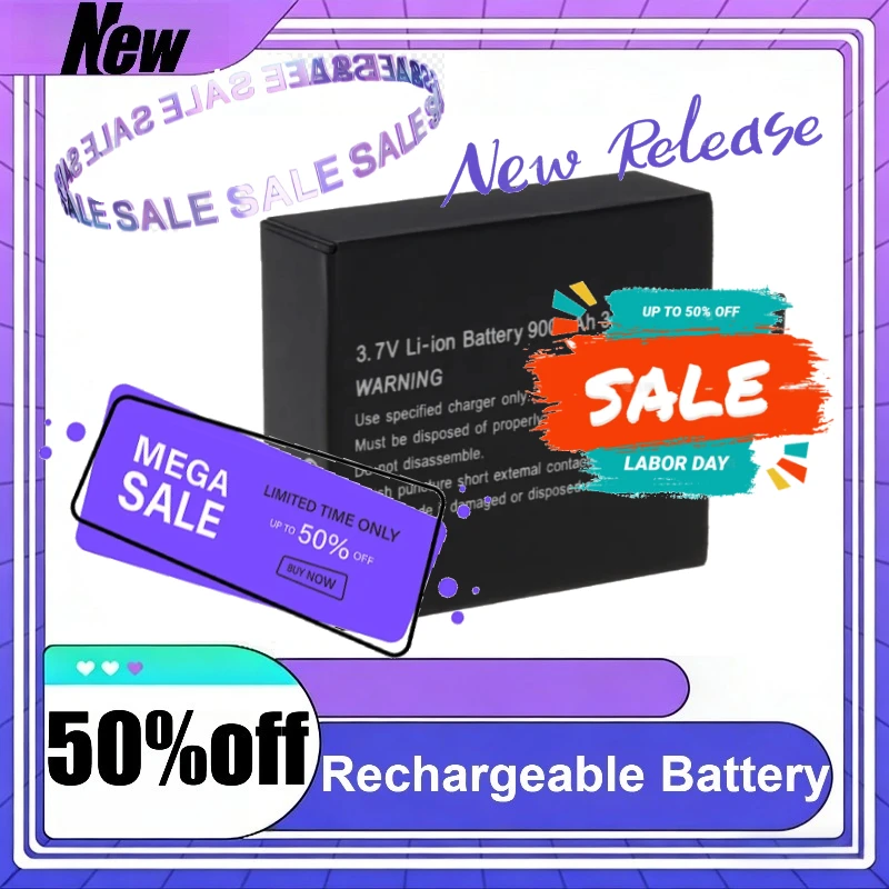 

3.7V 900mAh for SJCAM SJ4000 WiFi Sport Action Camera DV Rechargeable Li-ion Battery