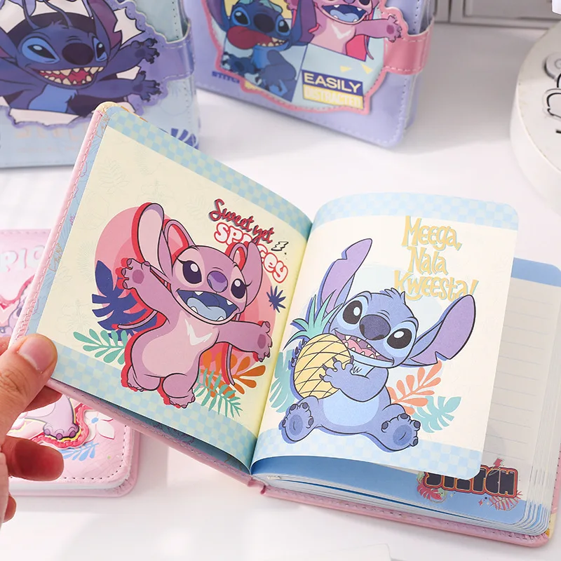 4pcs/lot Creative Disney Stitch Memo Pad Sticky Note Cute Notebook Stationery Label Notepad Post Office School Supplies