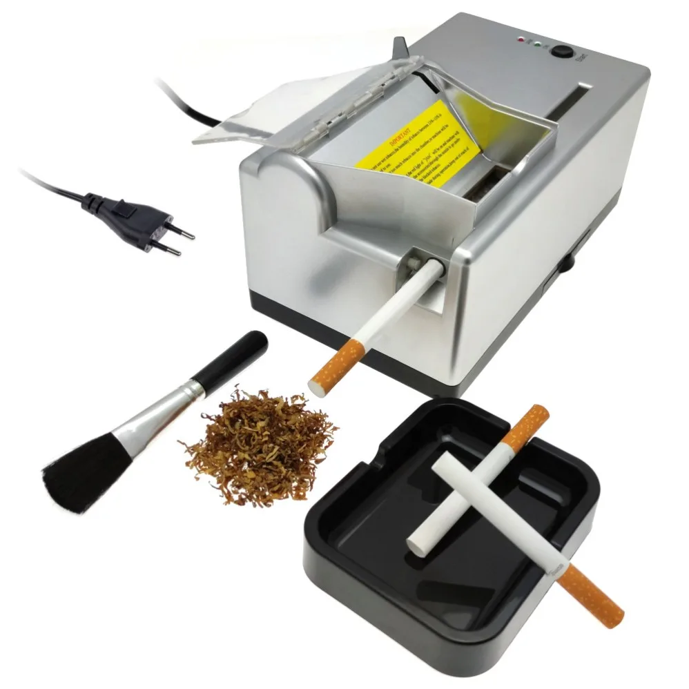 All-in-one Auto Cigarette Rolling Machine 5.5mm 6.5mm 8mm Caliber Electric Tobacco Filling Injector Machine Smoking Accessories