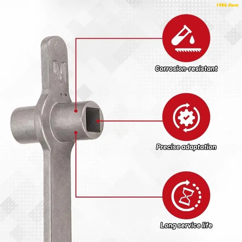 U1JB Comfortable Grip High Torque Radiator Ventilation Wrench For Mechanics And Home Use
