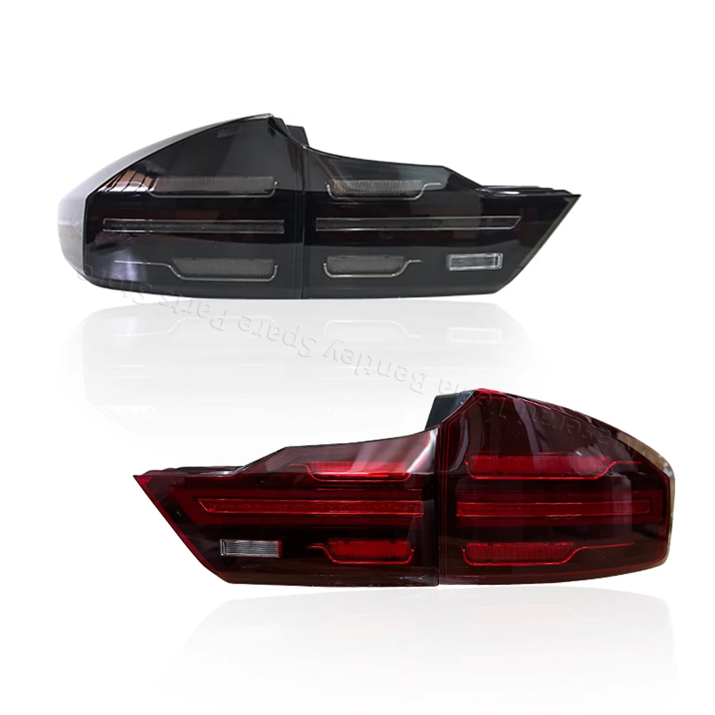 For Honda City Grace LED Taillight Assembly 2016-2021 Modified Porsche Model Rear Tail Light Car Accessory DRL Turn Brake Lamp