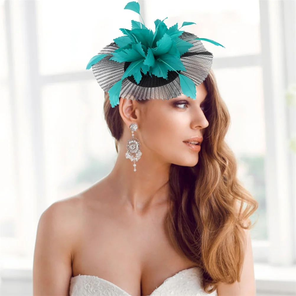 

Чародейские шляпы, женские элегантные сетчатые цветочные вуали, топы, шляпа для свадебной вечеринки, чаепития, свадебная повязка на голову, топы, шляпа, повязка на голову