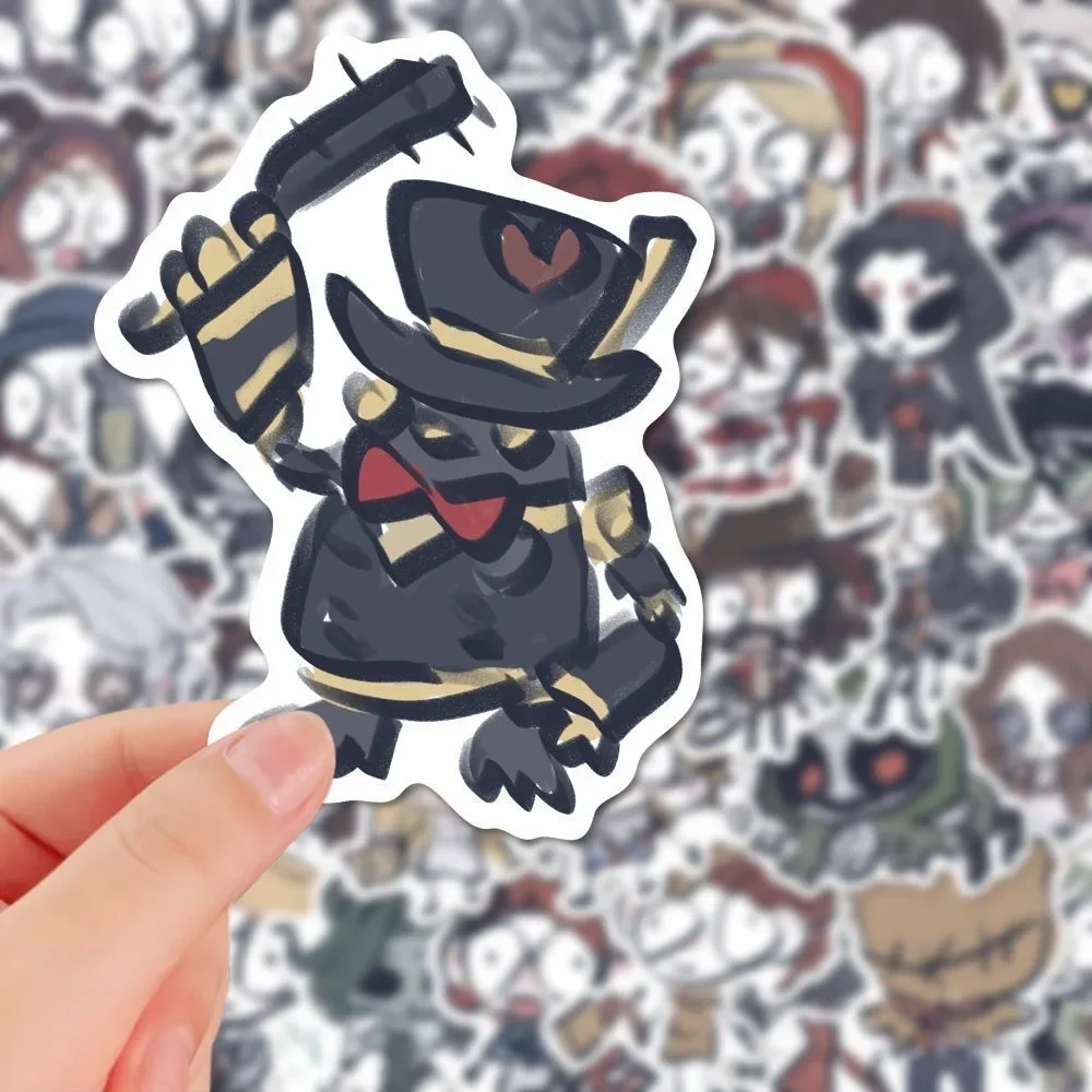 138 ملصقات شخصية خامسة مجردة لعبة اثنين يوان Q نسخة رسمت باليد ins ملصق متفجر الديكور لتقوم بها بنفسك مقاوم للماء #6