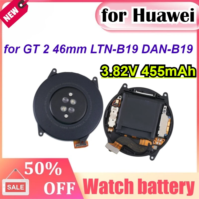 

3.82V 455mAh High Qualty Back Cover with Battery for Huawei Watch GT 2 46mm LTN-B19 DAN-B19