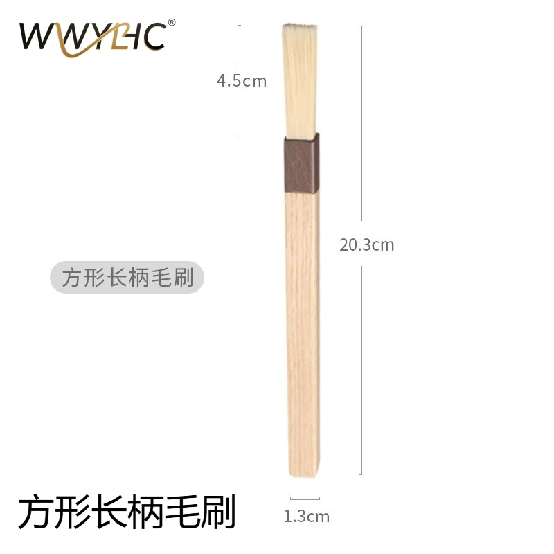 

Suitable for Non-shedding Grinder Cleaning Brush Electric Coffee Powder Bar Sweeping Double-ended Plastic Bristle