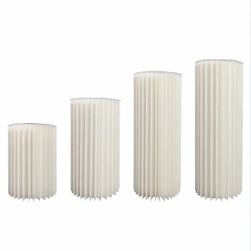 Wedding Decoration Centerpieces Paper Roman Column Folding Curve Design Cake Dessert Table Rack