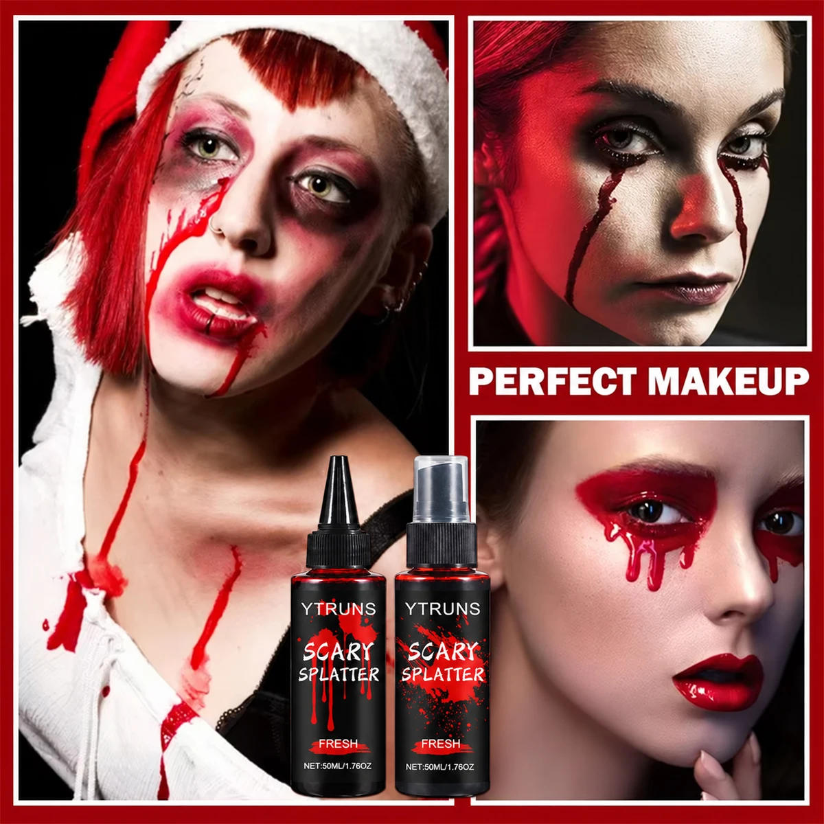 Halloween Fake Blood Realistic - Cosplay Prop Paint ulasan dan harga