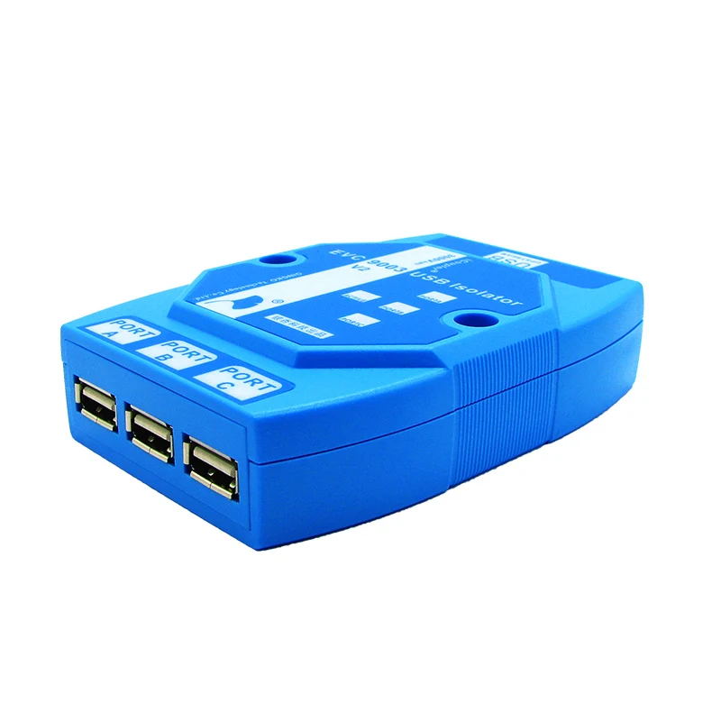 GINGKO EVC9003 USB 2.0 Full-Speed Isolator Hub - ADuM4160 Based Computer Interface Expander with Ground Loop Protection