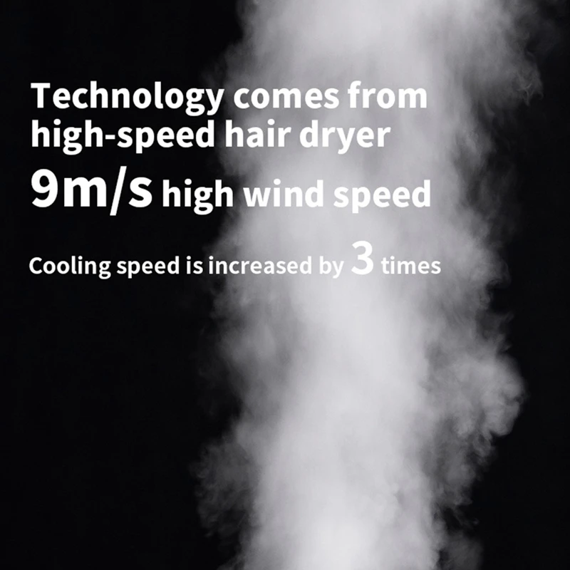 Portable Hand Fan Outdoor 3000Mah Battery Powerful 100-High Speed Led Display Handheld Fan Rechargeable Personal Fan