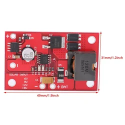 MPPT Solar Panel Controller Charging Module For 12V Lead Acid Battery Charger 3A Photovoltaic Overvoltage Protection Controller