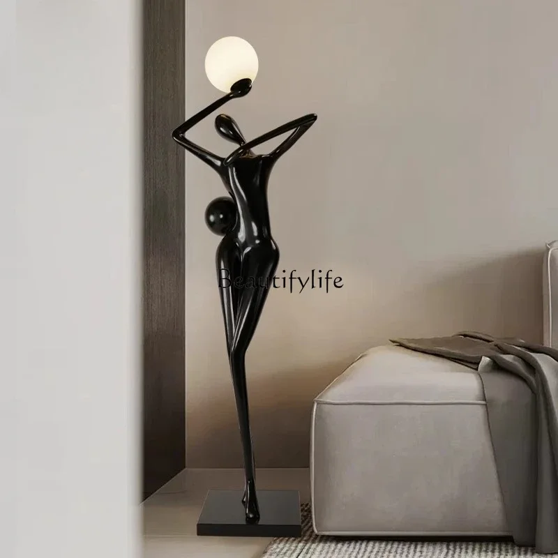 

FG52Hotel lobby figure ornament porch aisle floor luminous objects sculpture craft jewelry