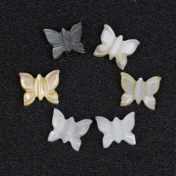 1/2/5pcs Shell Mother of Pearl Pendants Butterfly Carved Natural Shell Butterfly Charms For Jewelry Making DIY Bracelet Earrings